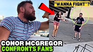 Conor McGregor Gets CALLED OUT By Fans On Yacht VIDEO [upl. by Eseilenna]