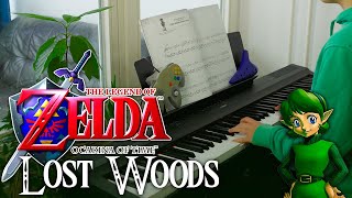 Lost Woods Sarias Song  The Legend of Zelda Ocarina of Time Piano [upl. by Bergstein711]