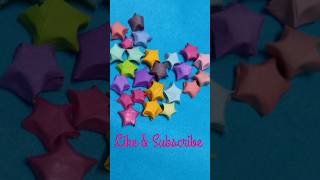 Colourful Paper Star Craft papercraft artandcraft [upl. by Rotciv598]