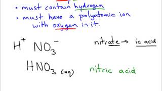 Binary Acid vs Oxyacid [upl. by Elwaine]