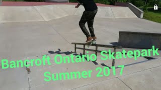 Bancroft Skatepark Skate Video Mackenzie Creighton [upl. by Calesta]