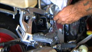 Rear Brake Master Cylinder Installation 1987 Yamaha FZR1000 [upl. by Alaine697]