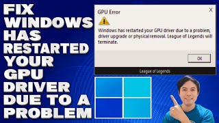 How To Fix Windows Has Restarted Your GPU Driver Due to a Problem Solution [upl. by Atilrak90]