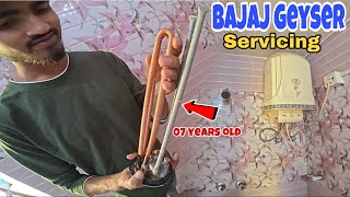 Bajaj 07 years old 25 liters Geyser service in Chaughara  EHSAN [upl. by Risan608]