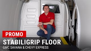 StabiliGrip Cargo Van Floor for GMC Savana amp Chevy Express Overview [upl. by Etiuqal]