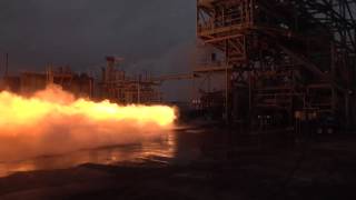 Saturn V F1 Engine Gas Generator Blazes Back To Life [upl. by Deane]