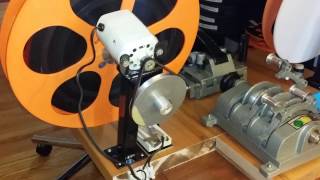 Setting up a 35mm film projector to run at home  part 1 [upl. by Ahsiele151]