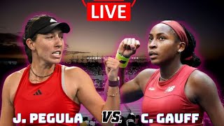 LIVE🔴 Jessica Pegula vs Coco Gauff  WTA Finals Women Singles livescore with odds update [upl. by Mic]