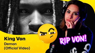 Reaction ▷ King Von  King Von  Demon Official Video [upl. by Derfla]