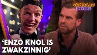 Rutger verklaart gedrag Enzo Knol Hij is zwakzinnig  VANDAAG INSIDE [upl. by Noir522]