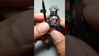 Lego Uruk Hai Pike Spearman  The Lord Of The Rings Knockoff custom minifigures lotr shorts [upl. by Etnovahs]