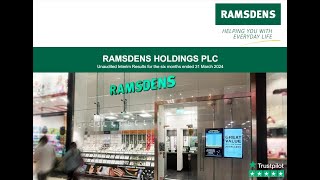 RAMSDENS HOLDINGS PLC  Interim Results [upl. by Egap291]