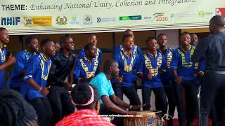 KU Choir Men performing Obori Bwababa [upl. by Wulf]