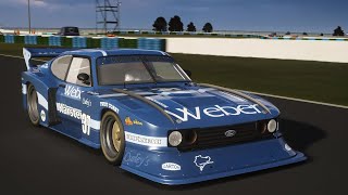 Assetto Corsa Zakspeed Capri III DivII at Magny Cours 2023 [upl. by Adanar]