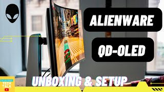 Alienware QD OLED Unboxing Setup and Impressions  AW3423DW [upl. by Sualocin]