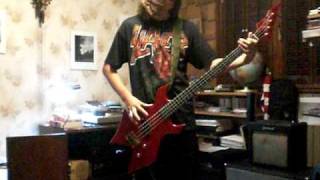 Lamb of God  Ashes of the Wake Bass cover [upl. by Ees698]