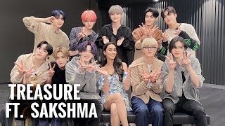 KPop TREASURE ft Sakshma Srivastav  Get to know them like never before  Indian Interview [upl. by Aneryc299]