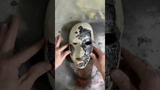 I transformed a Spirit Mask into BURNTRAP diy art mask cosplay fnaf halloween [upl. by Cerellia]