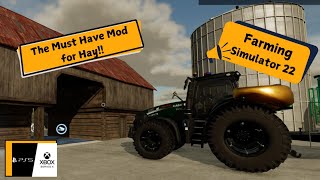 The Must Have Mod for Hay  Farming Simulator 22 [upl. by Marv]