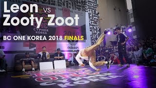 Leon vs Zooty Zoot final  stance x BC One Korea 2018 [upl. by Mcknight859]