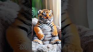 Cute tigger animation minipets tiger animals animation lion shorts shortvideo viralshorts [upl. by Ireland699]