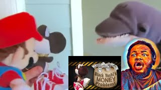 SML Movie Black Yoshis Money Problem REACTION sml blackyoshi jeffy supermariologan 😂🐬 [upl. by Madancy187]