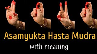 Asamyukta Hasta Mudras  Lesson 2  Single Hand Gestures with Meaning  Indian Classical Dance [upl. by Cerellia]