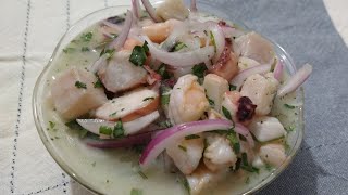 Ceviche mixto con leche de tigre [upl. by Nancey]