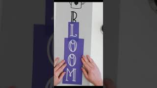 How to Make Large Reusable Stencils for Porch Signs 😍 [upl. by Kinelski]