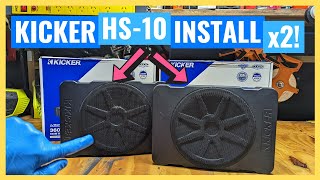 Get the Ultimate Bass Experience with Kicker HS10 Hideaway Underseat Subwoofer Review and Demo [upl. by Anib424]