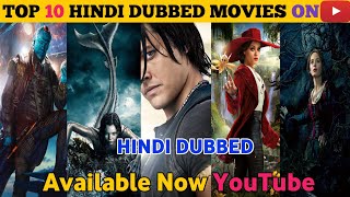 Top 10 Most Unique Hollywood Hindi Dubbed Movies  Available On YouTube [upl. by Groark328]