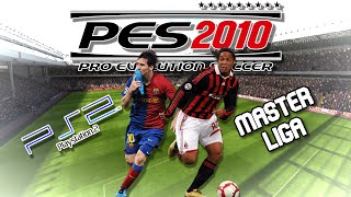 PES 2010 DE PS2  MASTER LIGA NO MILAN DO BRUXO R10  AO VIVO 🔴 [upl. by Cathi]