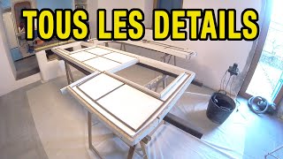 TOUS LES SECRETS POUR FAIRE UN PLAN DE TRAVAIL EN BETON [upl. by Trah]