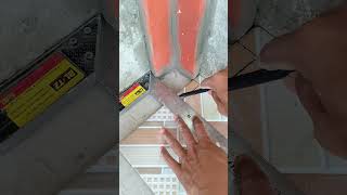 installing tiles on curved wall corners [upl. by Nyvar]