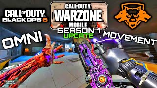 How New Warzone Mobile Omnimovement Will Look In Season 1 Update Black Ops 6 Integration [upl. by Etak]