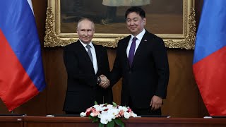 Putin reist trotz Haftbefehls in die Mongolei [upl. by Farrand]