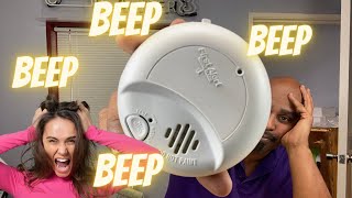 MY SMOKE ALARM WONT STOP BEEPING [upl. by Ennoved]