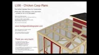 L100  Chicken coop plans construction  Chicken coop design [upl. by Kingdon]