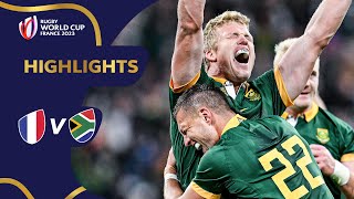 Springboks break French hearts  France v South Africa  Rugby World Cup 2023 Highlights [upl. by Ordnaxela]