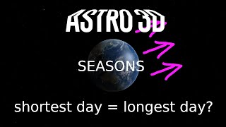 Seasons  ASTRO 3D Online Planetarium [upl. by Hairej]