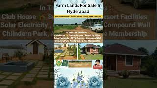 Patanchervu HMDA Open Plots For SaleAgriculture Plots For Sale In HyderabadFARM House For Sale [upl. by Christi717]