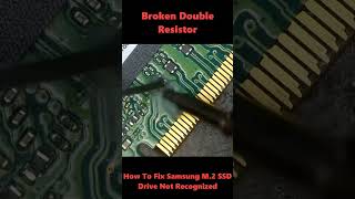 How To Fix Samsung M 2 SSD Drive Not Recognized shorts knfix knfixcuchi [upl. by Groveman]