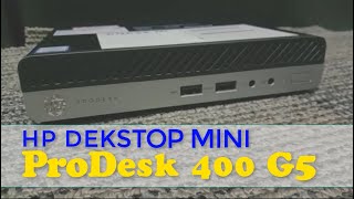 HP Prodesk 400 G5 Dekstop Mini  Review [upl. by Ahsram]