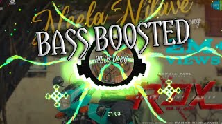 Neela Nilave Bass Boosted Song  RDX  Kapil Kapilan  Sam CS  Shane Nigam Antony Saregama [upl. by Wieche153]