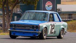 Tom Dockery Datsun 510 racing Velocity Invitational 2024 [upl. by Xuaeb566]