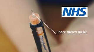 Diabetes How to inject insulin  NHS [upl. by Innis]