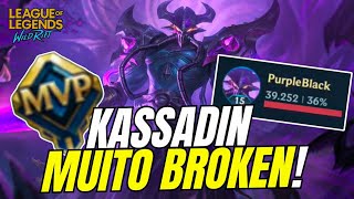 COMO JOGAR DE KASSADIN  LoL WILD RIFT [upl. by Lymann]