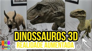 Tem Um Dinossauro 3d no Meu Quarto  Google Realidade Aumentada [upl. by Ahkos]