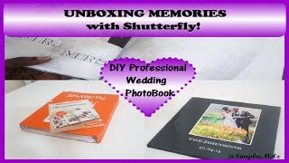 Unboxing Memories ft Shutterfly  Review Make your own Professional Wedding Photobook [upl. by Nomi118]