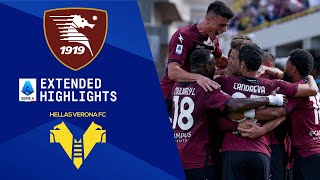 Salernitana vs Hellas Verona Extended Highlights  Serie A  CBS Sports Golazo [upl. by Nivk]